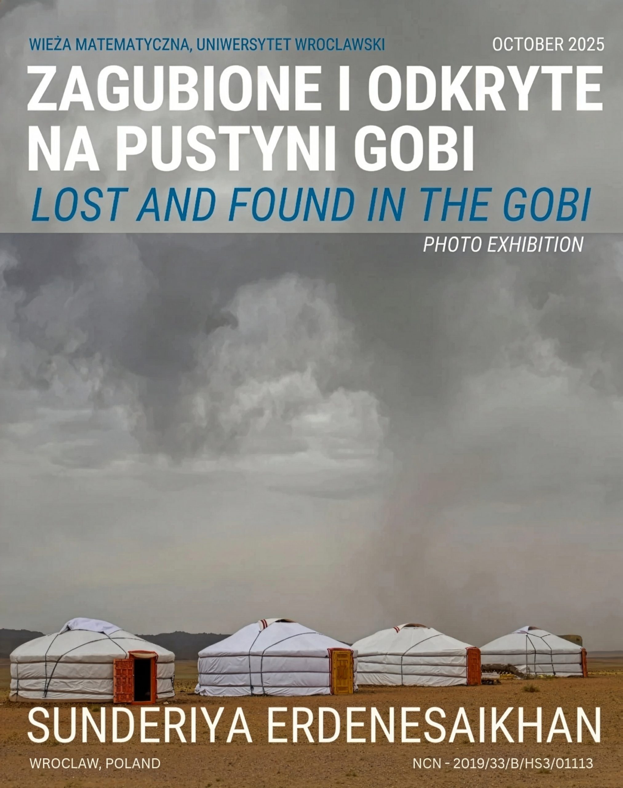 Zagubione i odkryte na Pustyni Gobi plakat